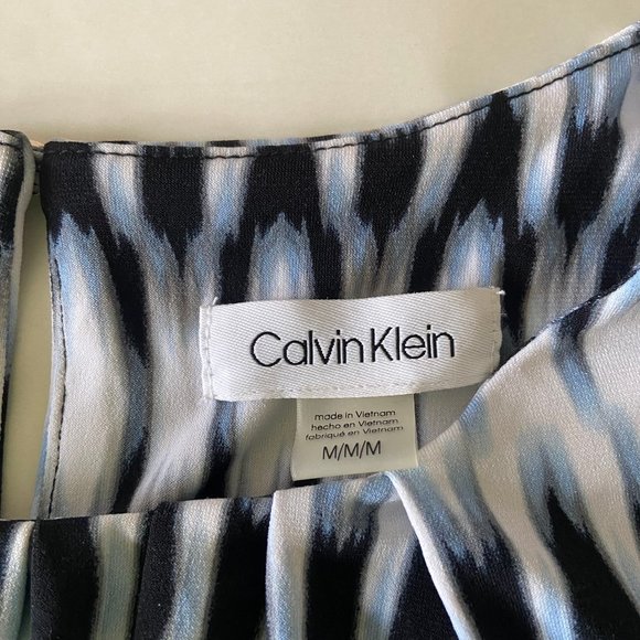 NWOT Calvin Klein Women's Multicolor Sleeveless Top Size M - Picture 3 of 7